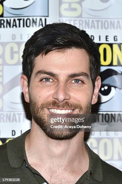 David Giuntoli attends the Grimm press line at Comic-Con International 2016 - Day 3 on July 23, 2016 in San Diego, California.