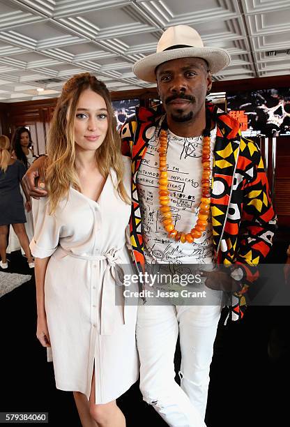 Actors Alycia Debnam-Carey and Coleman Domingo attend AMC at Comic-Con on July 23, 2016 in San Diego, California.