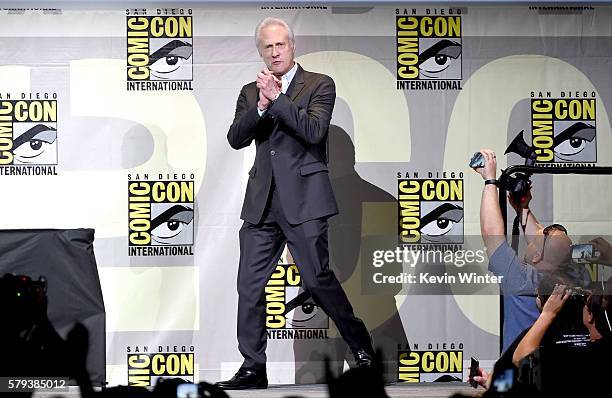 Actor Brent Spiner attends the "Star Trek" panel during Comic-Con International 2016 at San Diego Convention Center on July 23, 2016 in San Diego,...