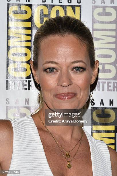 Jeri Ryan attends the Star Trek 50 press line at Comic-Con International 2016 - Day 3 on July 23, 2016 in San Diego, California.