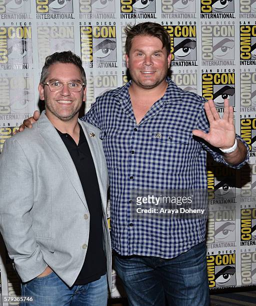 Rod Roddenberry attends the Star Trek 50 press line at Comic-Con International 2016 - Day 3 on July 23, 2016 in San Diego, California.