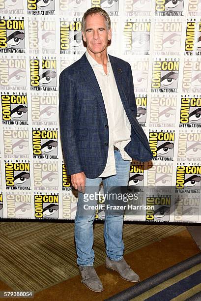 Actor Scott Bakula attends the "Star Trek 50" press line during Comic-Con International on July 23, 2016 in San Diego, California.