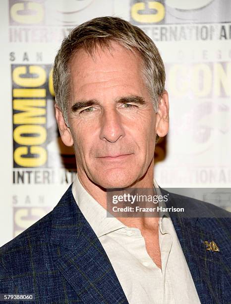 Actor Scott Bakula attends the "Star Trek 50" press line during Comic-Con International on July 23, 2016 in San Diego, California.