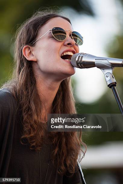 Songwriter, singer and multi-instrumentalist Eliot Paulina Sumner performs at Southbank Centre on July 23, 2016 in London, England.