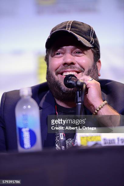 Actor Dan Fogler attends the Warner Bros. Presentation during Comic-Con International 2016 at San Diego Convention Center on July 23, 2016 in San...