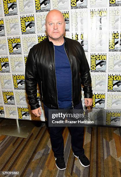 Actor Michael Chiklis attends the "Gotham" press line during Comic-Con International 2016 at Hilton Bayfront on July 23, 2016 in San Diego,...