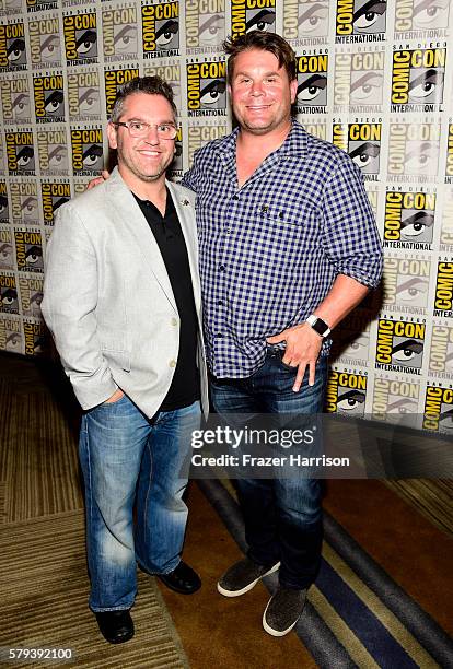 Producer Trevor Roth and producer Rod Roddenberry attend the "Star Trek 50" press line during Comic-Con International on July 23, 2016 in San Diego,...