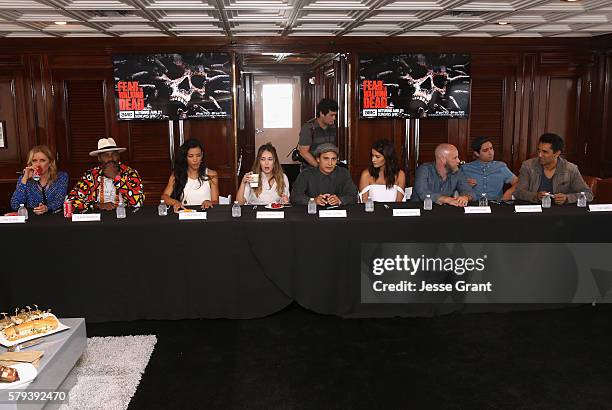 Kim Dickens, Colman Domingo, Danay Garcia, Alycia Debnam-Carey, Frank Dillane, Mercedes Mason, Dave Erickson, Lorenzo James Henrie and Cliff Curtis...