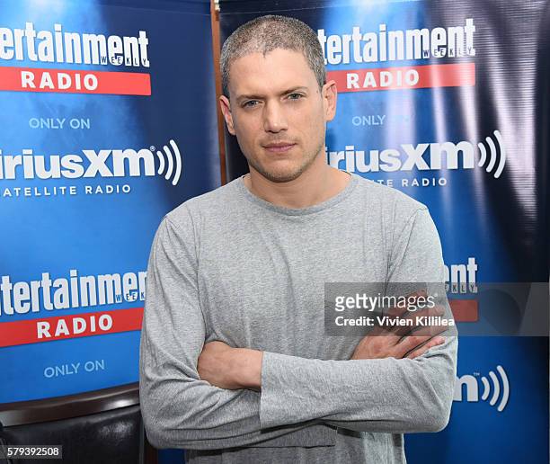 Actor Wentworth Miller attends SiriusXM's Entertainment Weekly Radio Channel Broadcasts From Comic-Con 2016 at Hard Rock Hotel San Diego on July 22,...
