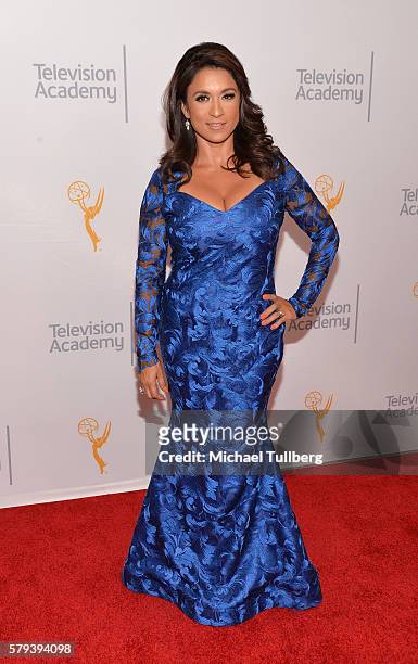 Producer Dunia Elvir attends the 68th Los Angeles Area Emmy Awards at Television Academy on July 23, 2016 in Los Angeles, California.
