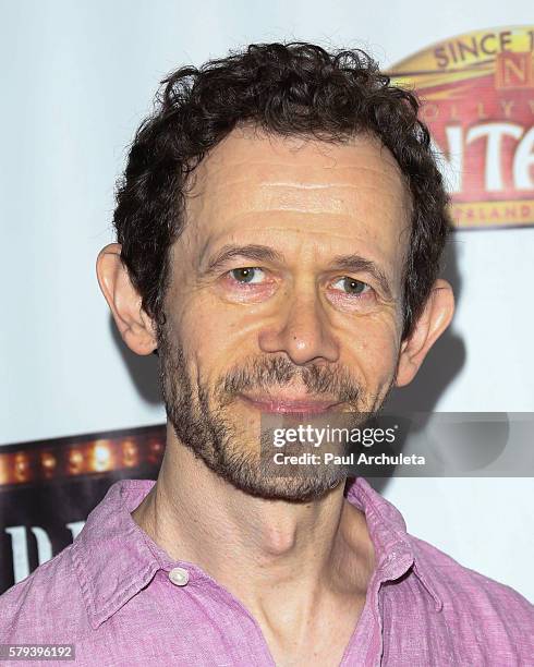 Actor Adam Godley attends the opening night of "Cabaret" at The Hollywood Pantages Theatre on July 20, 2016 in Hollywood, California.