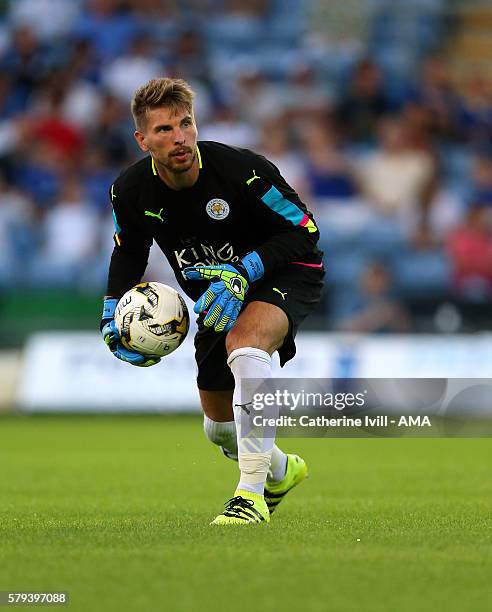 Ron-Robert Zieler of Leicester City during the Pre-Season Friendly match between Oxford United and Leicester City at Kassam Stadium on July 19, 2016...