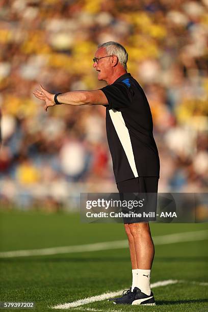 Claudio Ranieri manager of Leicester City during the Pre-Season Friendly match between Oxford United and Leicester City at Kassam Stadium on July 19,...