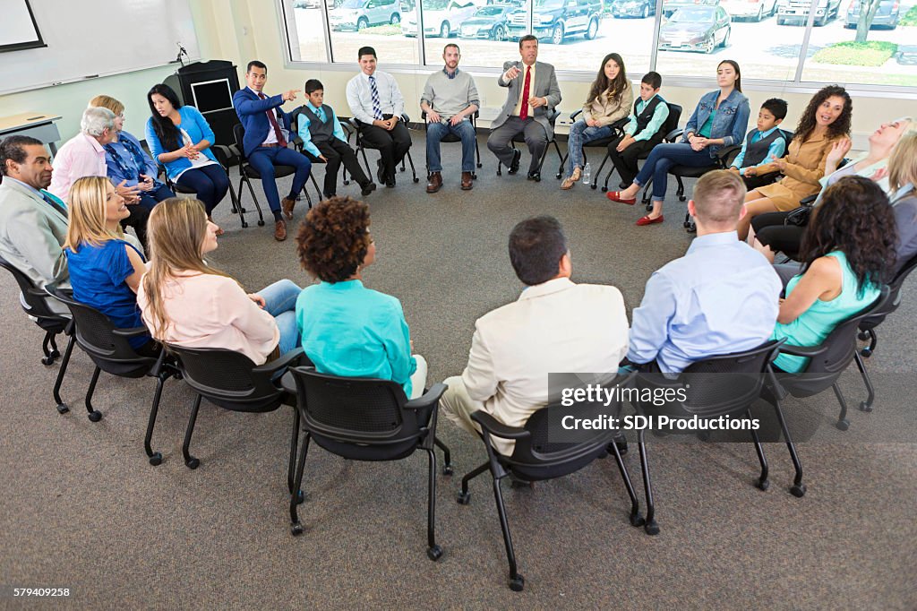Diverse Discussion Group High-Res Stock Photo - Getty Images