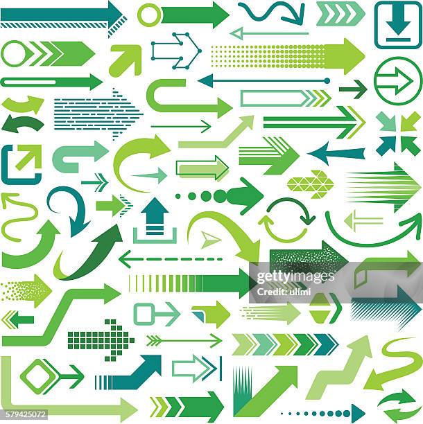 arrows - moving down stock illustrations