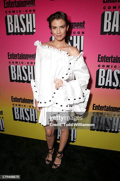 Actress Lauren Cohan attends Entertainment Weekly's Comic-Con Bash held at Float, Hard Rock Hotel San Diego on July 23, 2016 in San Diego, California...