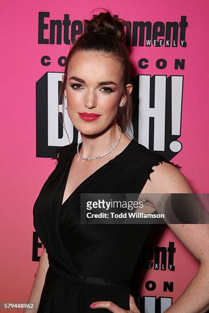 Actress Elizabeth Henstridge attends Entertainment Weekly's Comic-Con Bash held at Float, Hard Rock Hotel San Diego on July 23, 2016 in San Diego,...