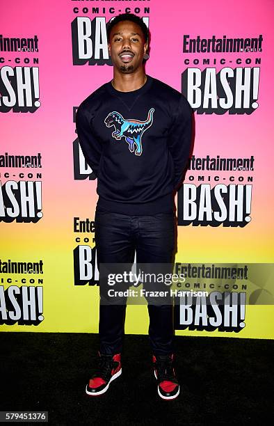 Actor Michael B. Jordan attends Entertainment Weekly's Comic-Con Bash held at Float, Hard Rock Hotel San Diego on July 23, 2016 in San Diego,...