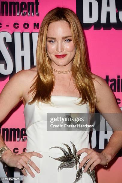 Actress Caity Lotz attends Entertainment Weekly's Comic-Con Bash held at Float, Hard Rock Hotel San Diego on July 23, 2016 in San Diego, California...