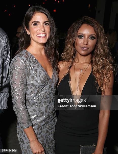 Actresses Nikki Reed and Kat Graham attend Entertainment Weekly's Comic-Con Bash held at Float, Hard Rock Hotel San Diego on July 23, 2016 in San...