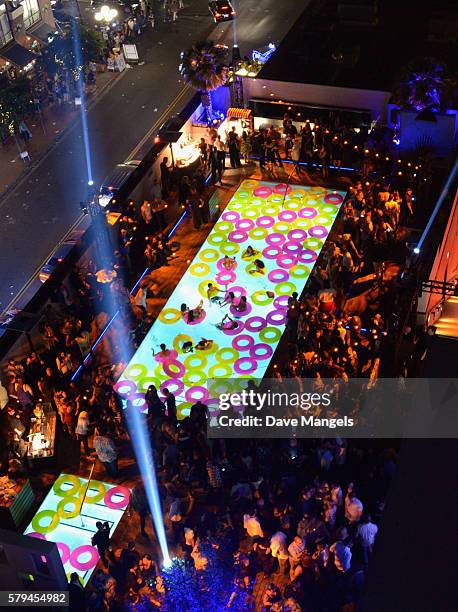 General view of the atmosphere during Entertainment Weekly's Comic-Con Bash held at Float, Hard Rock Hotel San Diego on July 24, 2016 in San Diego,...