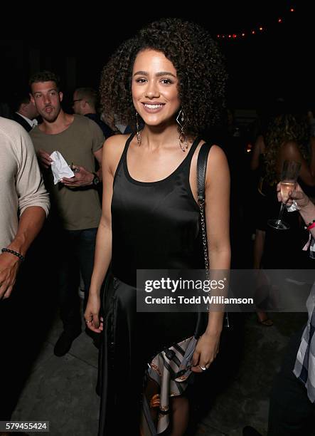 Actress Nathalie Emmanuel attends Entertainment Weekly's Comic-Con Bash held at Float, Hard Rock Hotel San Diego on July 23, 2016 in San Diego,...