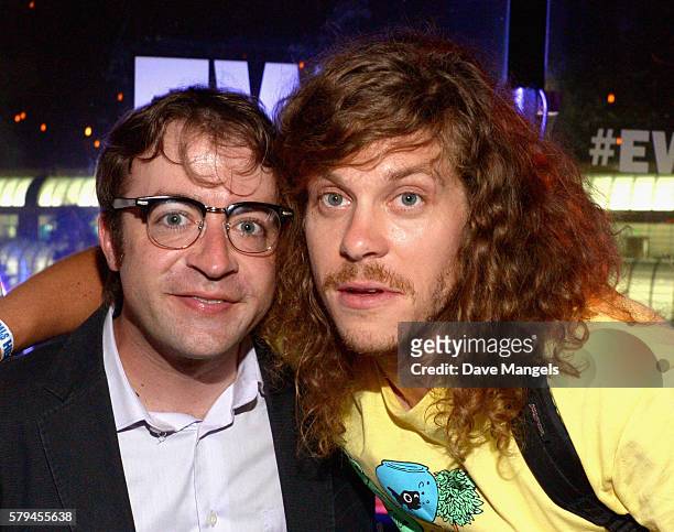Derek Waters and Blake Anderson attend Entertainment Weekly's Comic-Con Bash held at Float, Hard Rock Hotel San Diego on July 24, 2016 in San Diego,...