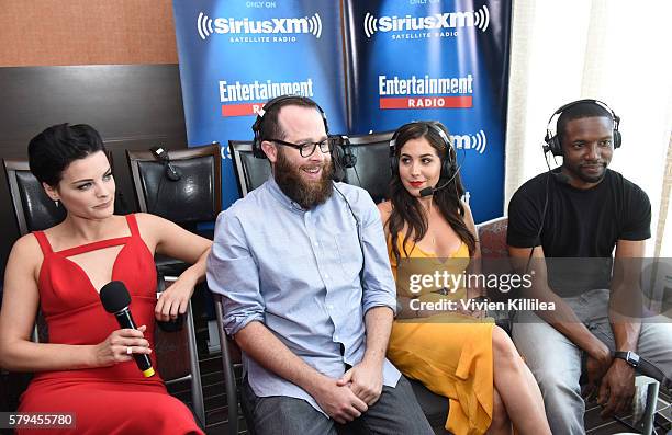 Actress Jamie Alexander, executive producer Martin Gero and actors Audrey Esparza and Rob Brown attend SiriusXM's Entertainment Weekly Radio Channel...