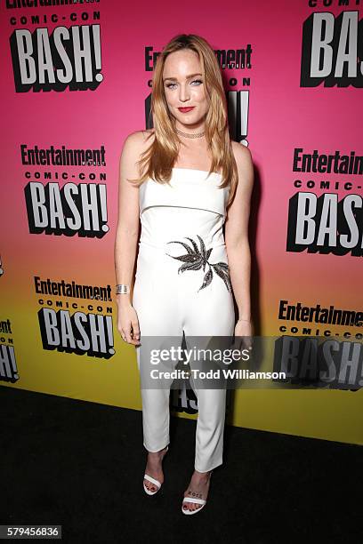 Actress Caity Lotz attends Entertainment Weekly's Comic-Con Bash held at Float, Hard Rock Hotel San Diego on July 23, 2016 in San Diego, California...