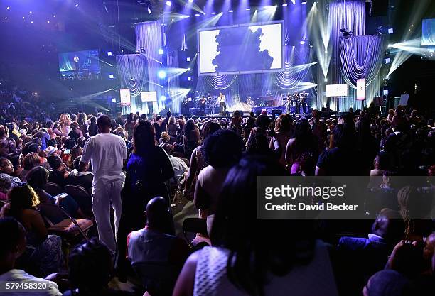 View of the audience during the 2016 Neighborhood Awards hosted by Steve Harvey at the Mandalay Bay Events Center on July 23, 2016 in Las Vegas,...