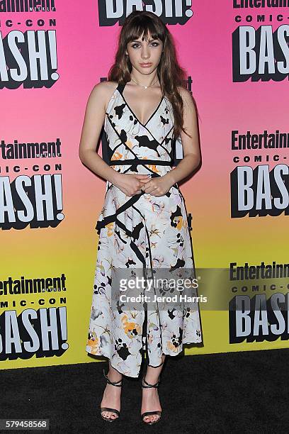 Hannah Marks arrives at Entertainment Weekly's Annual Comic-Con Party at Float at Hard Rock Hotel San Diego on July 23, 2016 in San Diego, California.