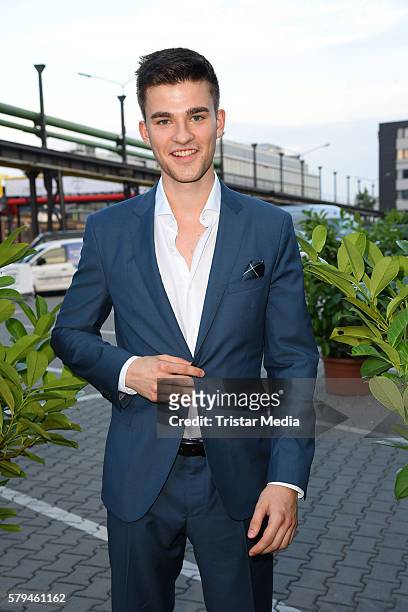 Patrick Moelleken attends the Unique show during Platform Fashion July 2016 at Areal Boehler on July 23, 2016 in Duesseldorf, Germany.