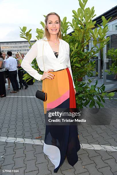 Elna-Margret zu Bentheim attends the Unique show during Platform Fashion July 2016 at Areal Boehler on July 23, 2016 in Duesseldorf, Germany.