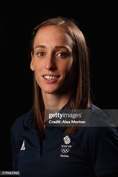 Laura Weightman of Team GB during the Media Access to Endurance Track Athletes Named in Team GB for the Rio 2016 Olympic Games at the Tower Grange...