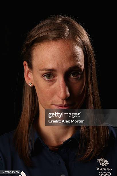 Laura Weightman of Team GB during the Media Access to Endurance Track Athletes Named in Team GB for the Rio 2016 Olympic Games at the Tower Grange...