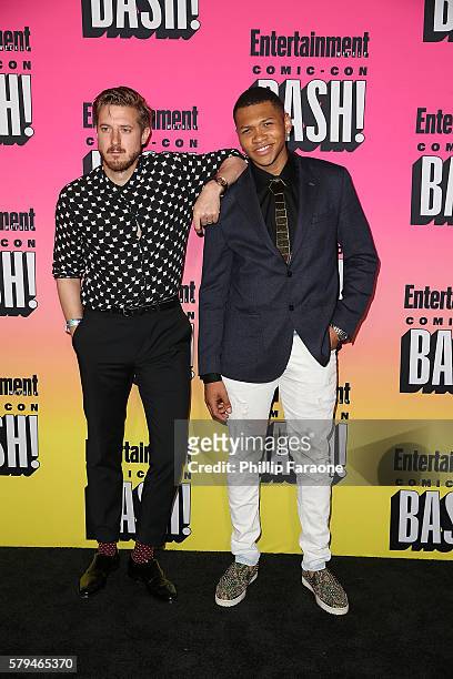 Actors Arthur Darvill and Franz Drameh attend Entertainment Weekly's Annual Comic-Con Party 2016 at Float at Hard Rock Hotel San Diego on July 23,...