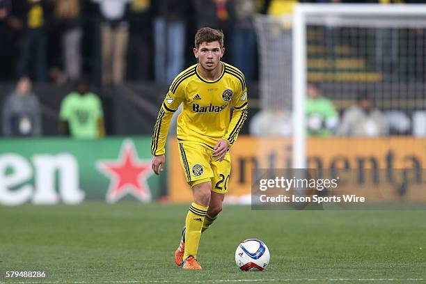 Columbus's Will Trapp. The Columbus Crew SC hosted the Portland Timbers FC at Mapfre Stadium in Columbus, Ohio in MLS Cup 2015, Major League Soccer's...