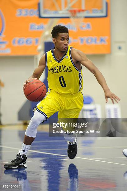 Northern Arizona Lumberjacks guard Torry Johnson during the game between Northern Arizona at Cal State Bakersfield at Icardo Center, in Bakersfield,...