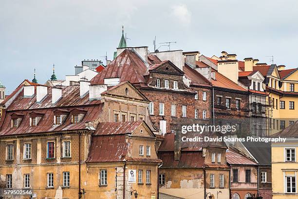 buildings in the old town of lublin, poland - lublin stock-fotos und bilder