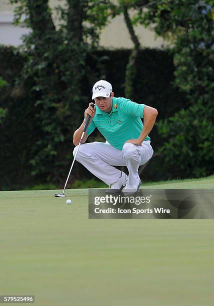 Harris English during the second round of the Arnold Palmer Invitational at Arnold Palmer's Bay Hill Club & Lodge in Orlando, Florida.