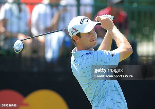 Harris English during the third round of the Arnold Palmer Invitational at Arnold Palmer's Bay Hill Club & Lodge in Orlando, Florida.