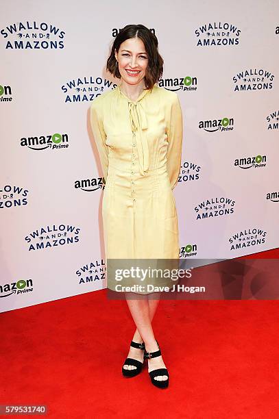 Kelly Macdonald arrives for the World Premiere of "Swallows and Amazons" at Theatre by the Lake on July 24, 2016 in Keswick, England.