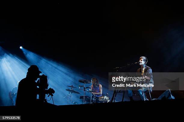 James Blake performs during Splendour in the Grass 2016 on July 24, 2016 in Byron Bay, Australia.