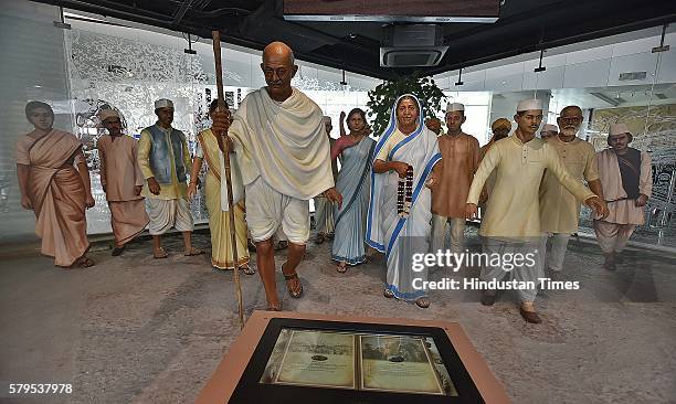 View of Rashtrapati Bhavan Museum Phase 2 during the Press Preview before its inauguration by President Pranab Mukherjee and Prime Minister Narendra...