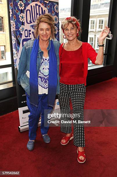 Diana Quick and Julie Christie attend the West End Gala Performance of "Queens Of Syria", a modern adaptation of Euripides' anti-war tragedy 'The...