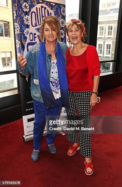 Diana Quick and Julie Christie attend the West End Gala Performance of "Queens Of Syria", a modern adaptation of Euripides' anti-war tragedy 'The...