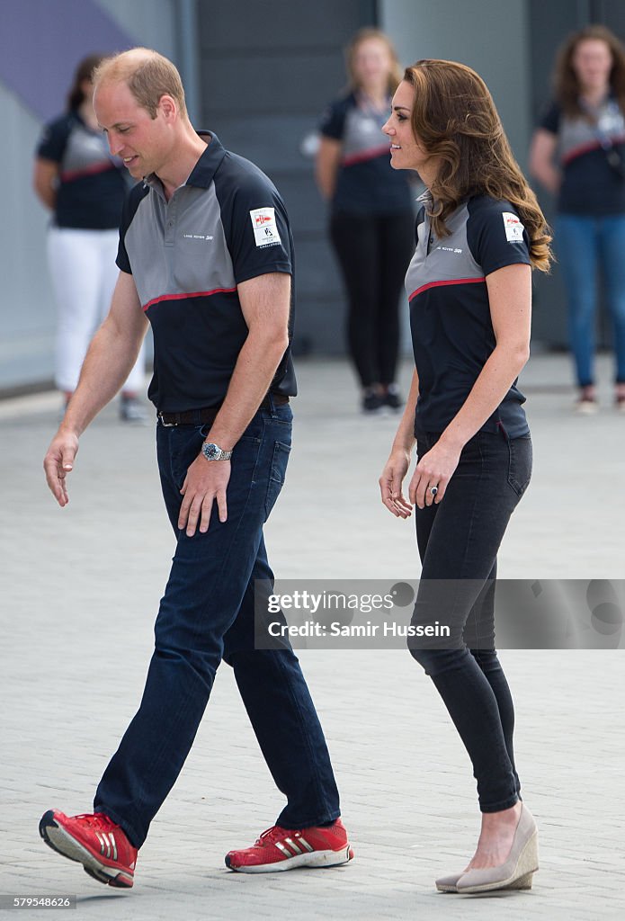 Catherine, Duchess of Cambridge and Prince William, Duke of Cambridge Visit The America's Cup World Series