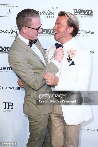 Sander Rath Jan-Henrik Scheper-Stuke and Sandro Rath attend the Thomas Rath show ...