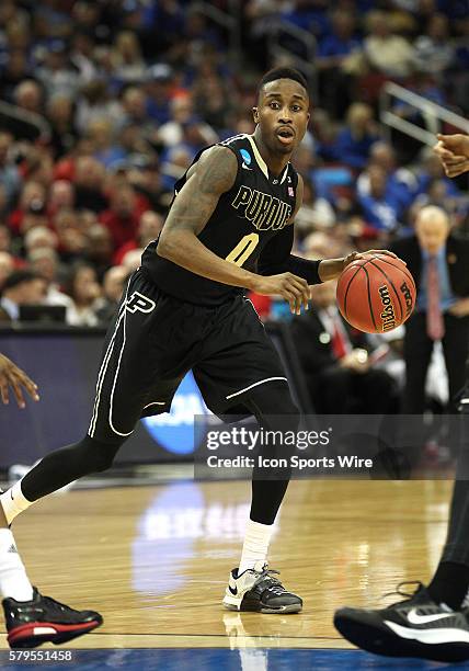 Purdue Boilermakers guard Jon Octeus in a second-round NCAA Tournament game between the Purdue University Boilermakers and University of Cincinnati...