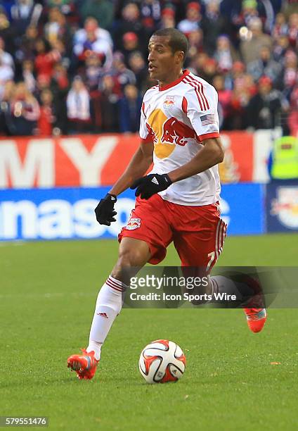 New York Red Bulls defender Roy Miller during an MLS Eastern Conference Semifinal against DC United at Red Bull Arena, in Harrison, NJ. Red Bulls won...
